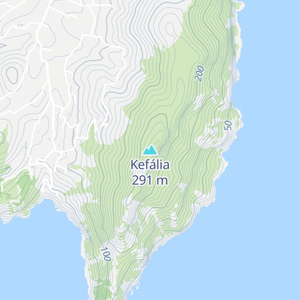 Map of Kefália