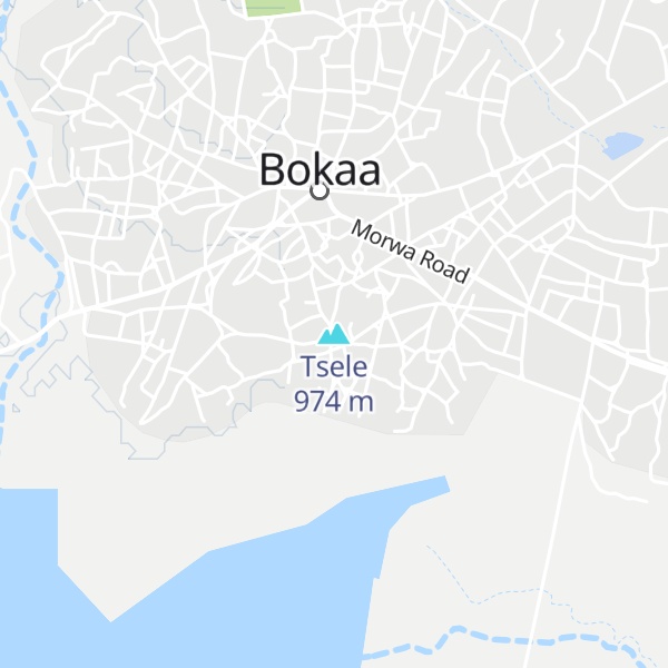 Map of Tsele