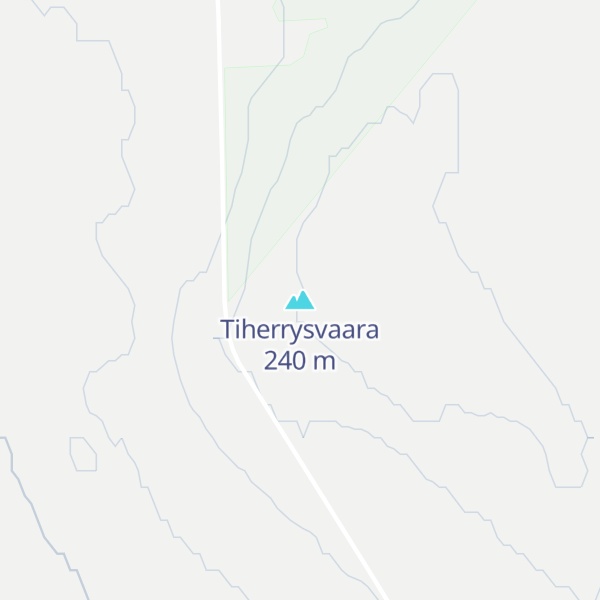 Map of Tiherrysvaara