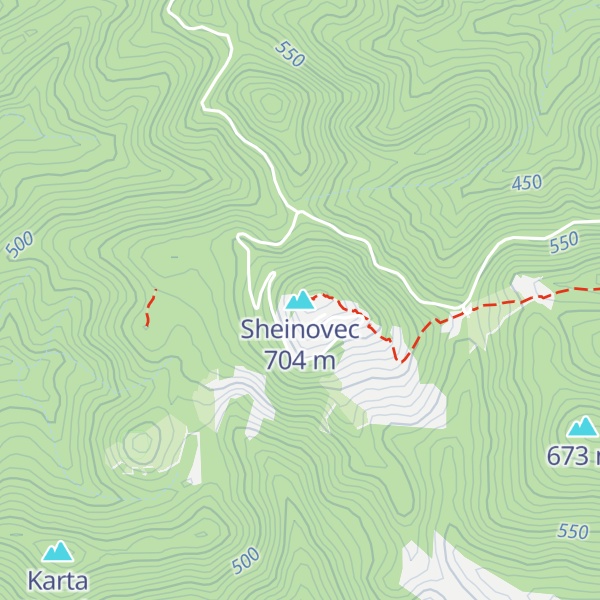 Map of Sheinovec