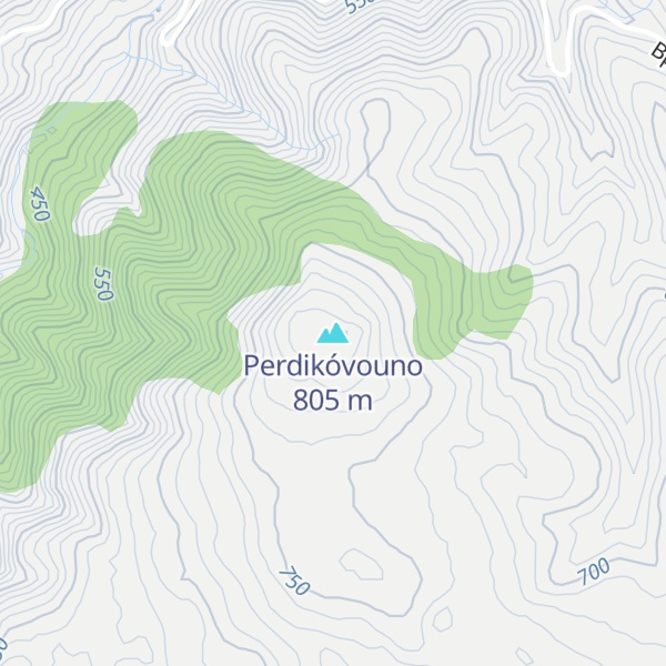Map of Perdikóvouno