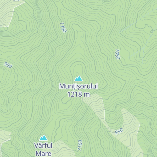 Map of Munțișorului