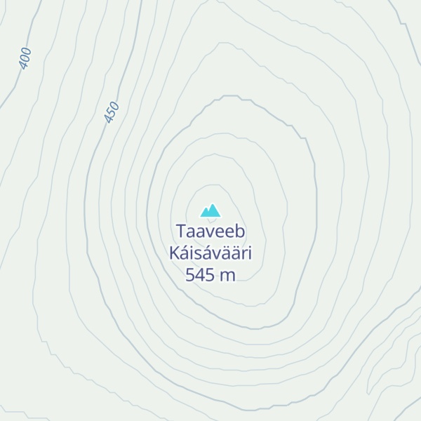 Map of Taaveeb Káisávääri