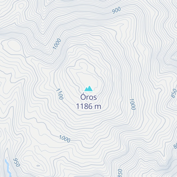 Map of Óros
