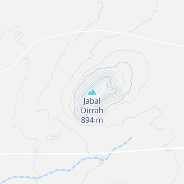 Map of Jabal Dirrah