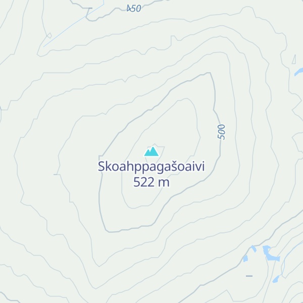 Map of Skoahppagašoaivi