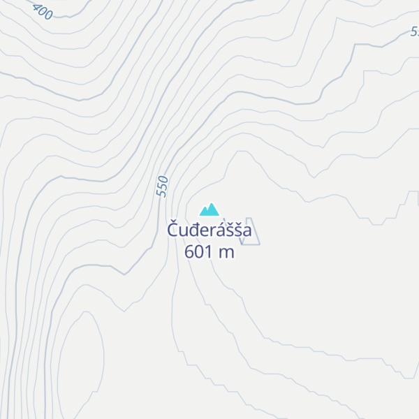 Map of Čuđerášša