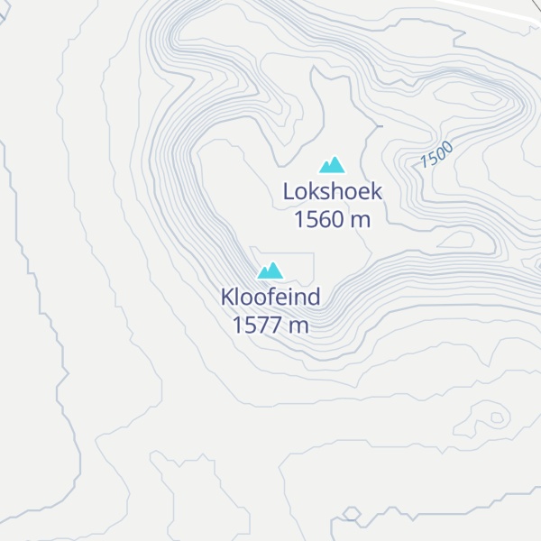 Map of Kloofeind