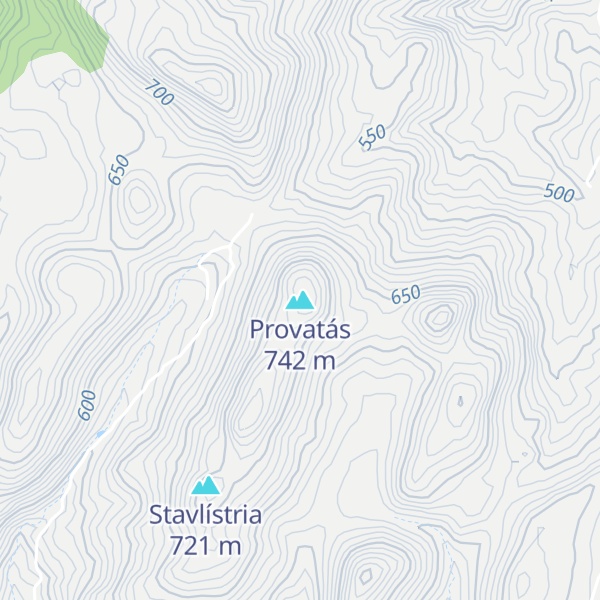 Map of Provatás