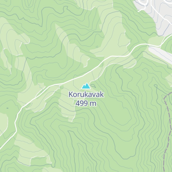 Map of Korukavak