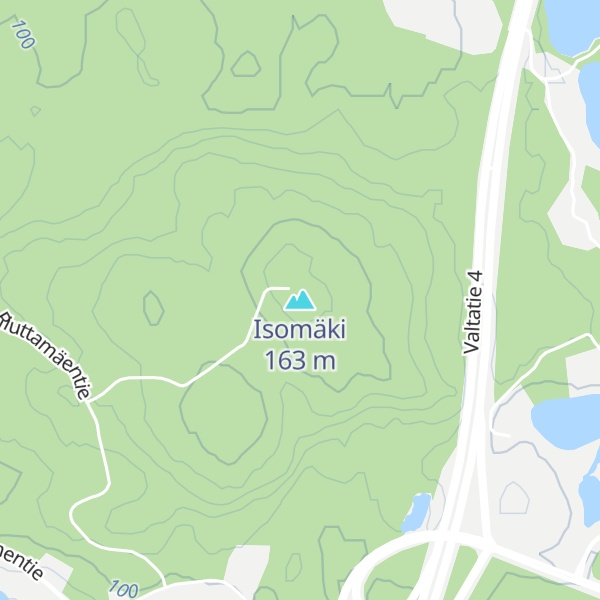 Map of Isomäki