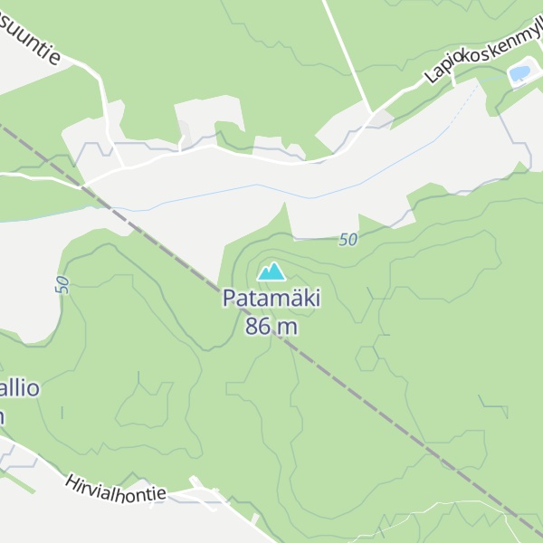 Map of Patamäki
