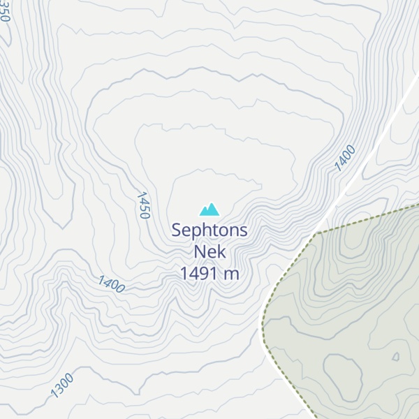 Map of Sephtons Nek