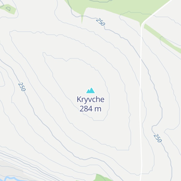 Map of Kryvche