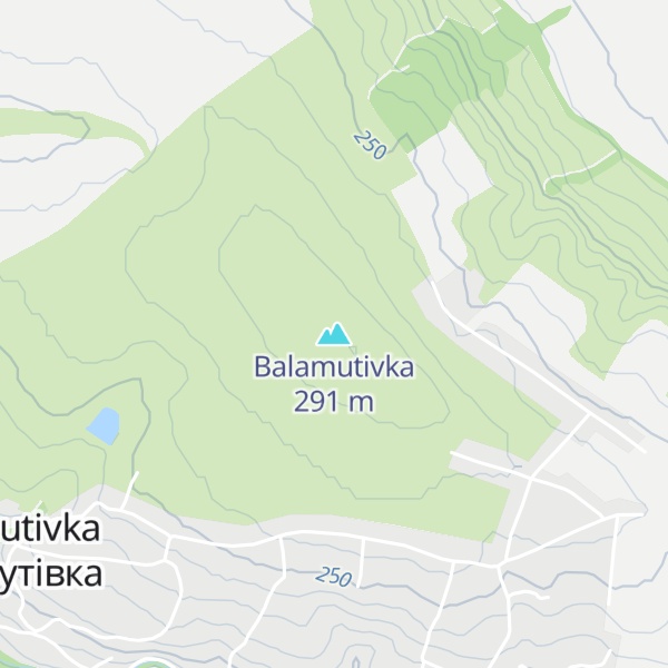 Map of Balamutivka