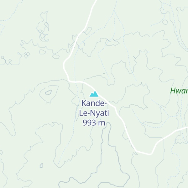 Map of Kande-Le-Nyati