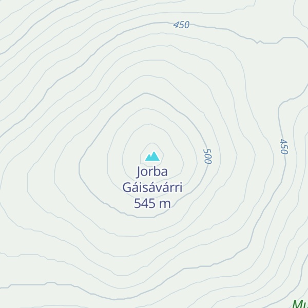 Map of Jurbâ Káisávääri