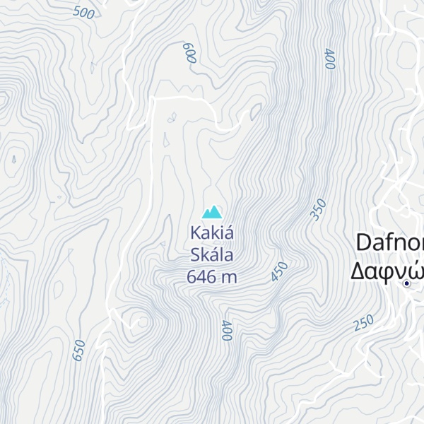 Map of Kakiá Skála