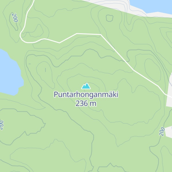 Map of Puntarhonganmäki