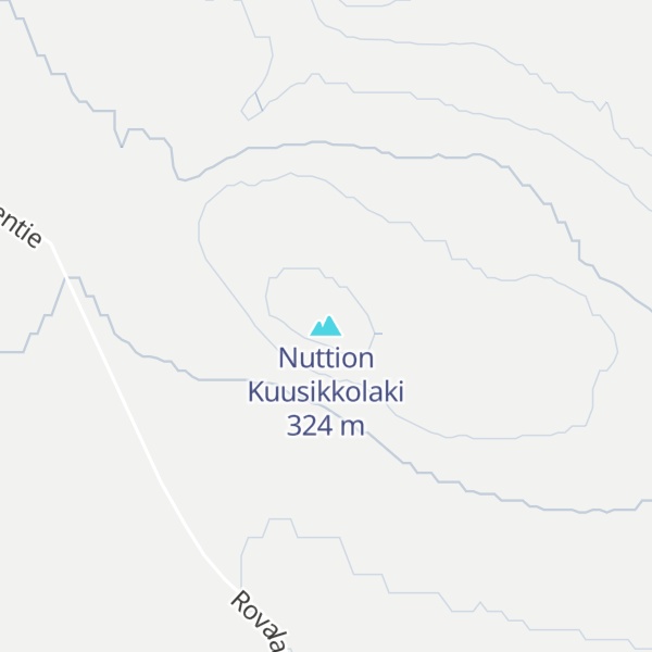 Map of Nuttion Kuusikkolaki