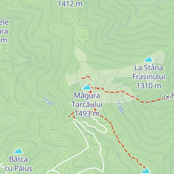 Map of Măgura Tarcăului
