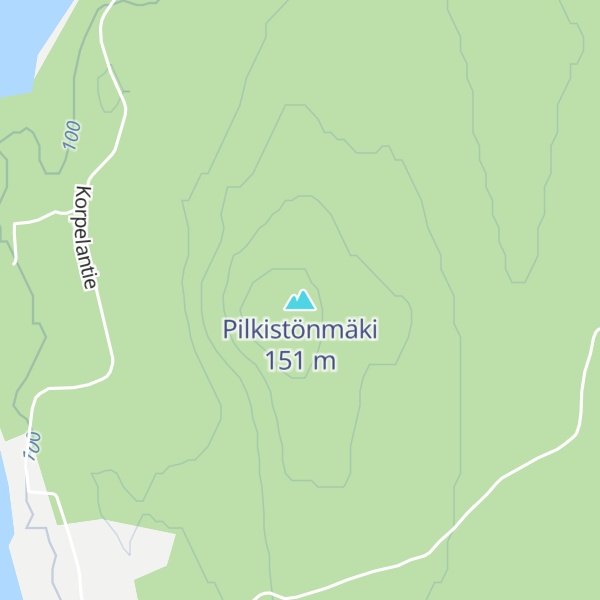 Map of Pilkistönmäki