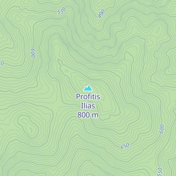 Map of Profitis Ilias