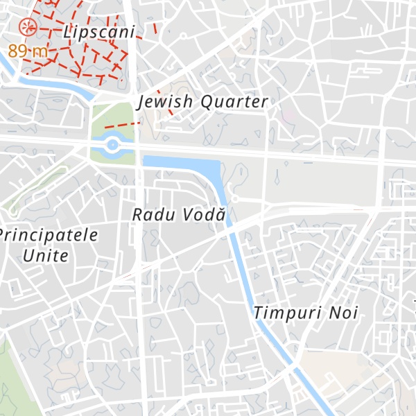 Map of Colina Radu Vodă