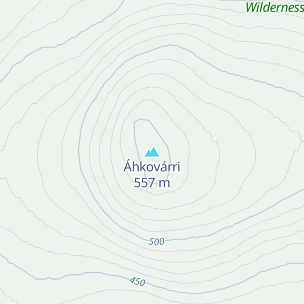 Map of Áhkovárri
