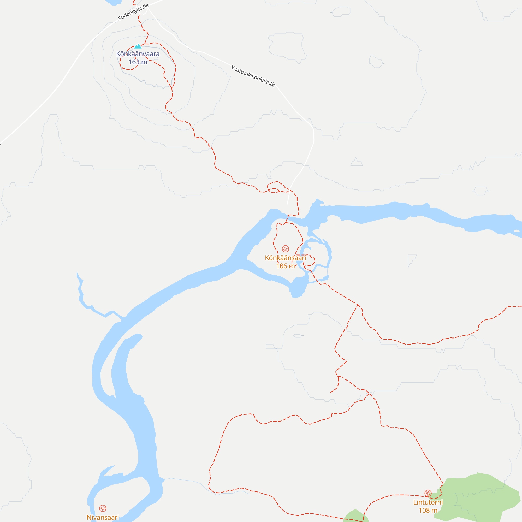 Rental Hut map