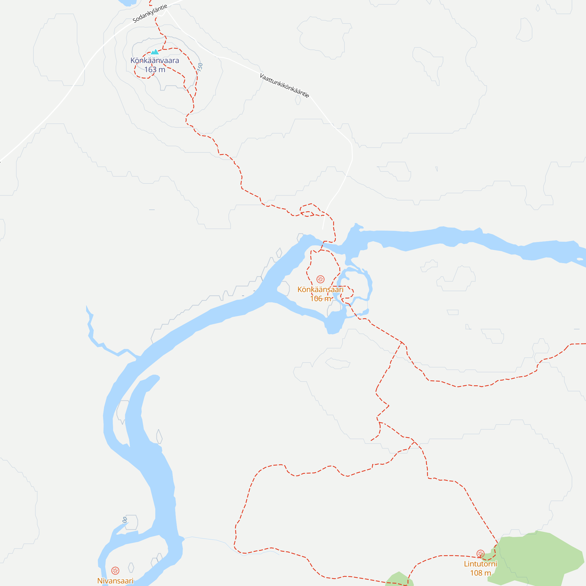 Rental Hut map