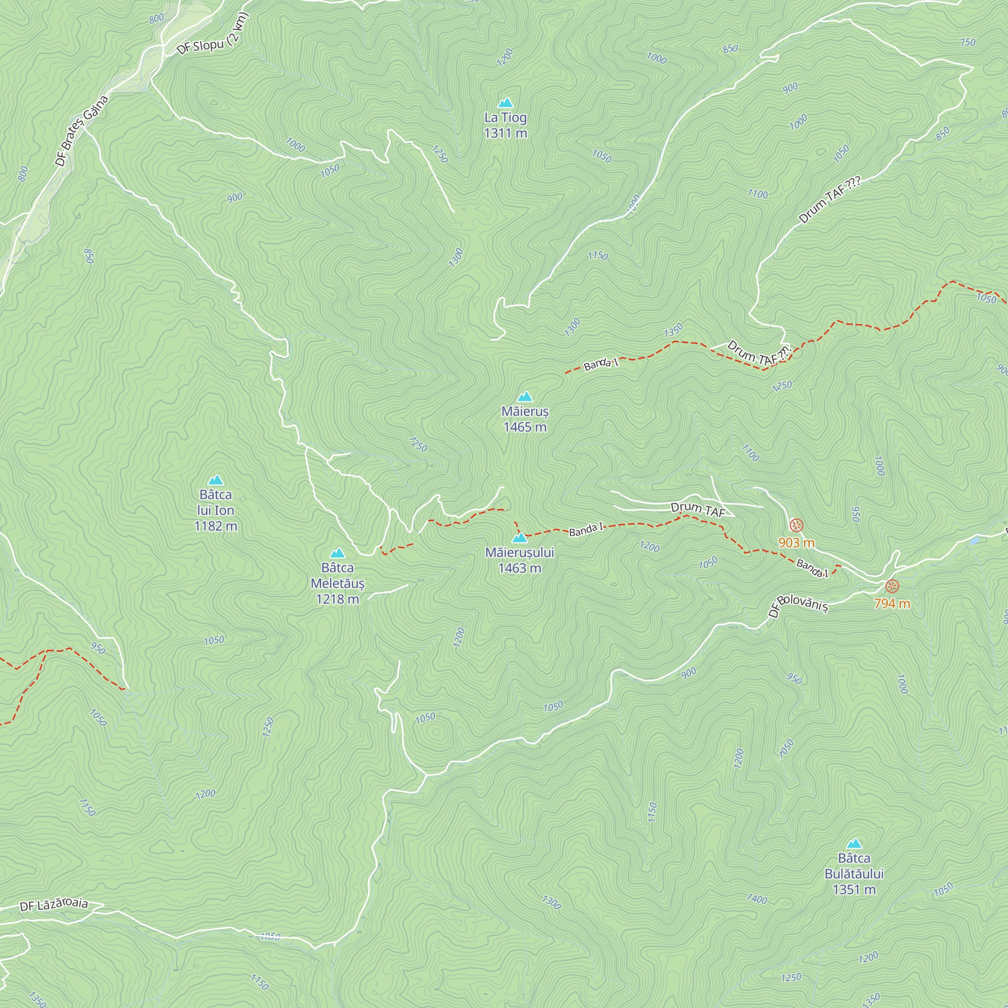 Cabana de vânătoare Măieruș map