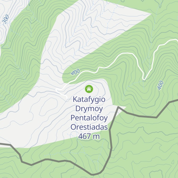 Map of Katafygio Drymoy Pentalofoy Orestiadas
