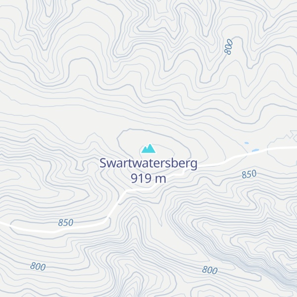 Map of Swartwatersberg