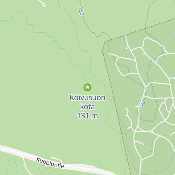 Map of Koivusuon kota