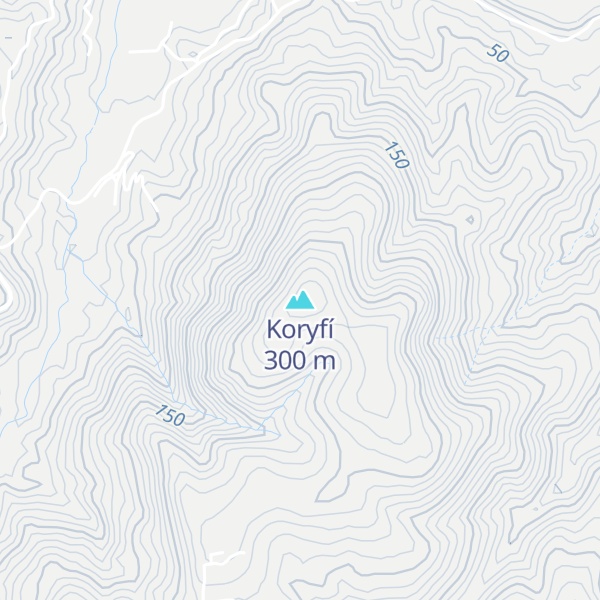Map of Koryfí