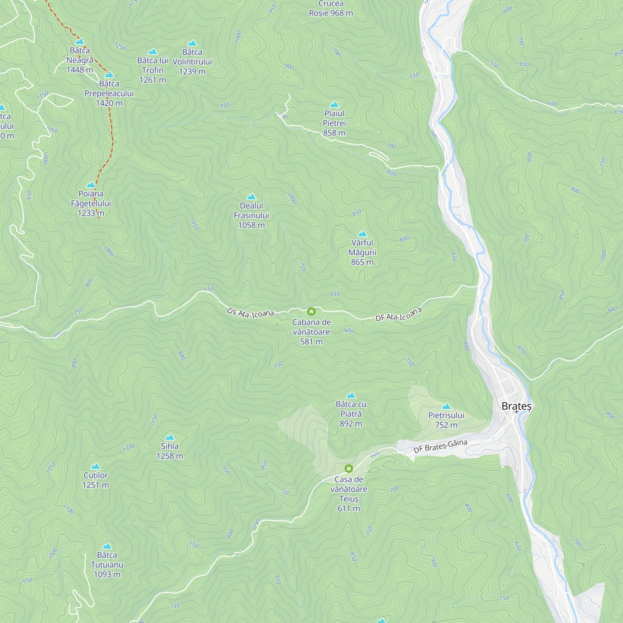 Cabana de vânătoare map