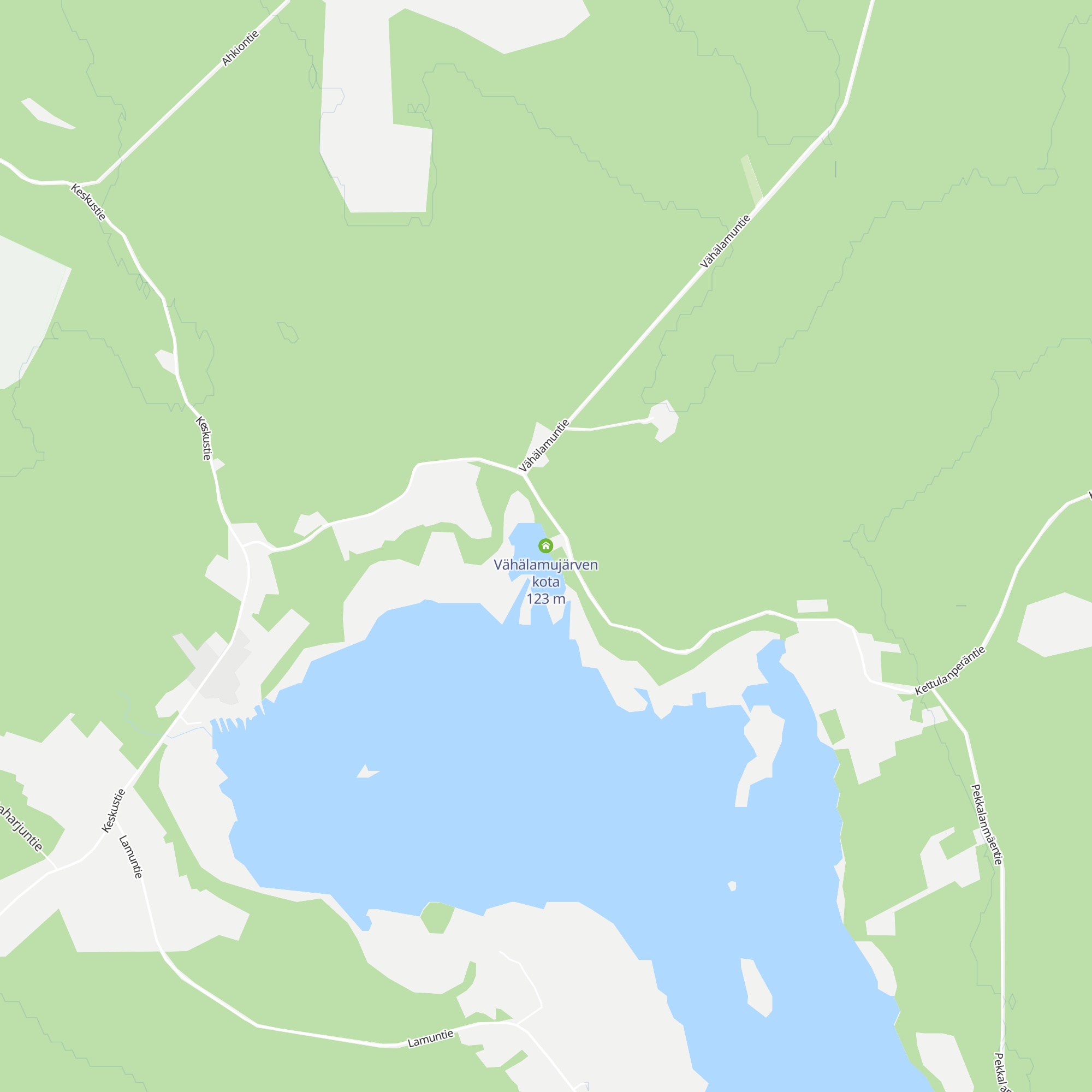 Vähälamujärven kota map