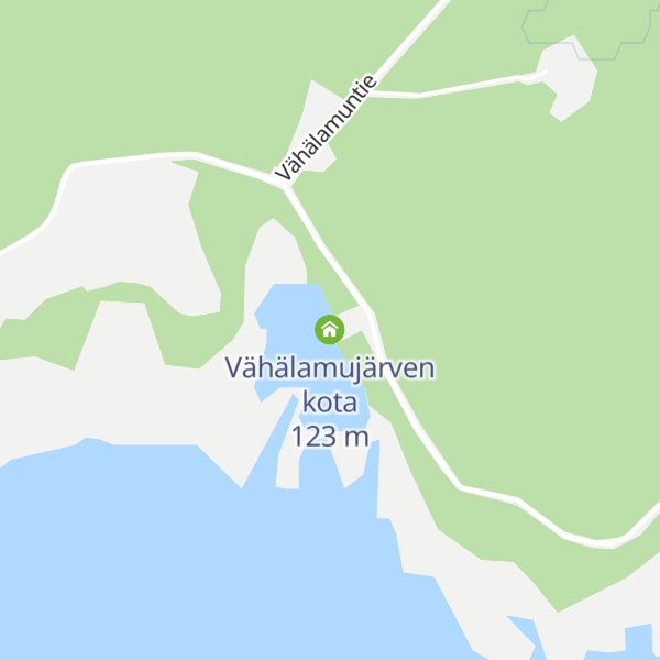 Map of Vähälamujärven kota