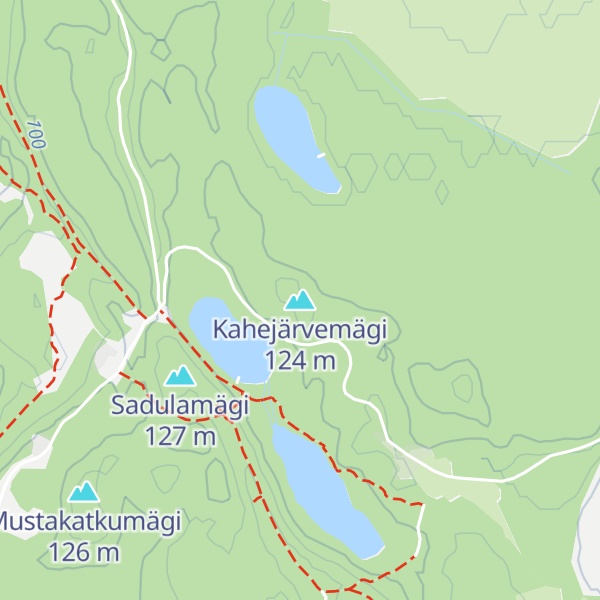 Map of Kahejärvemägi