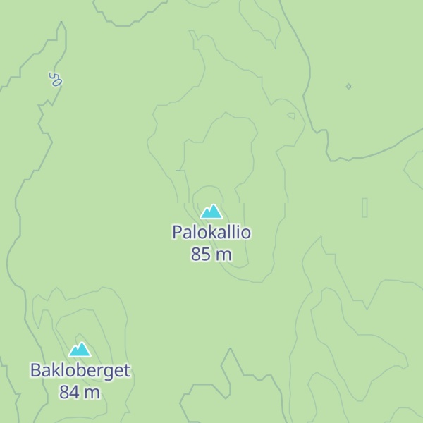 Map of Palokallio
