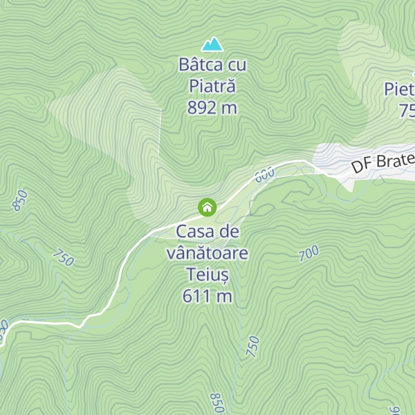 Map of Casa de vânătoare Teiuș