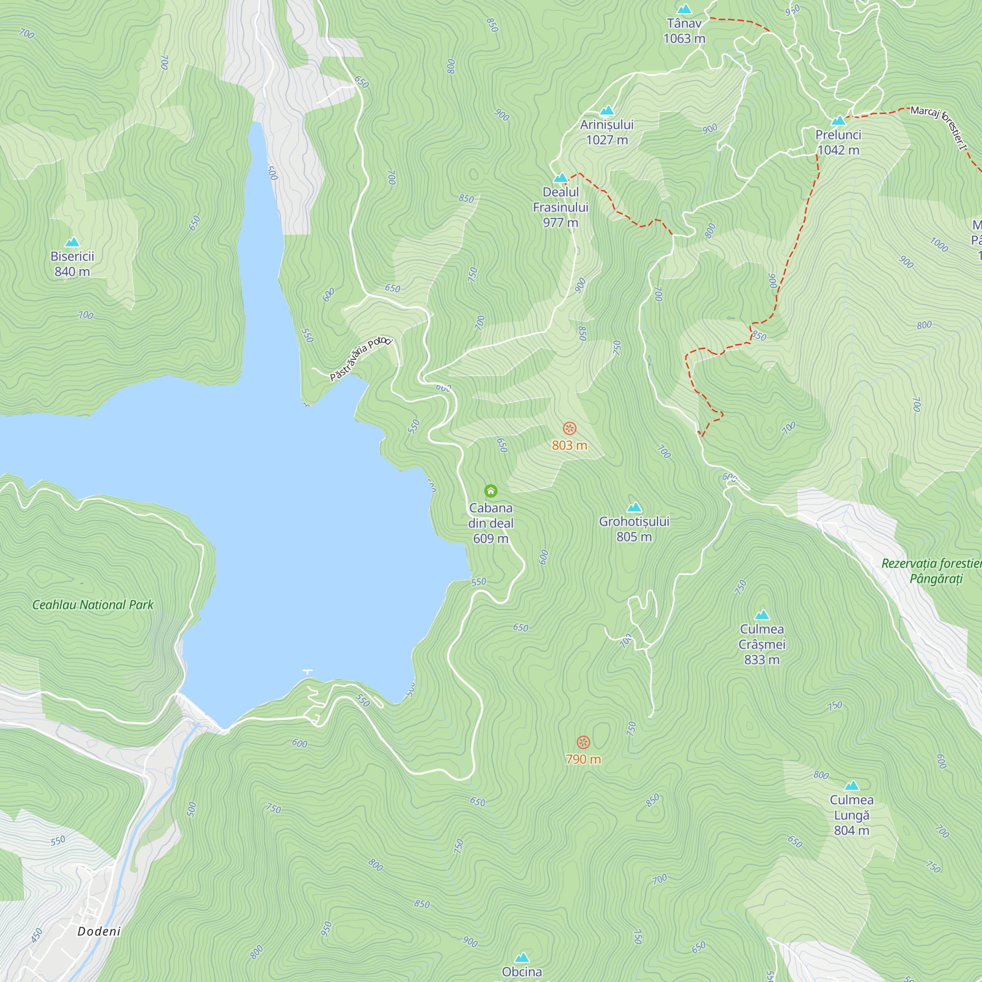 Cabana din deal map
