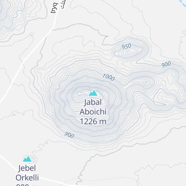 Map of Jabal Aboichi