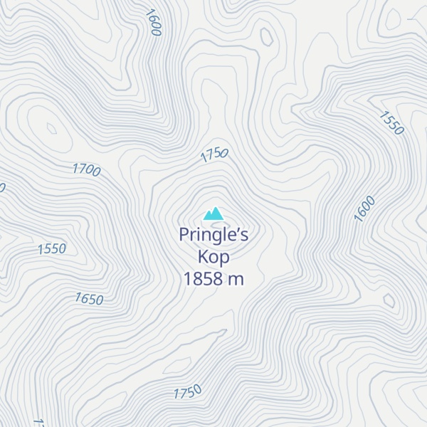 Map of Pringle’s Kop