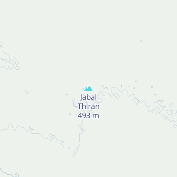Map of Jabal Thīrān
