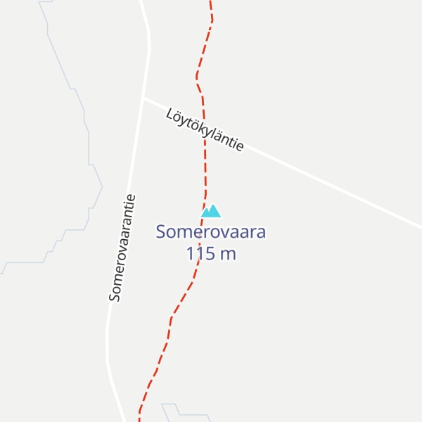Map of Somerovaara