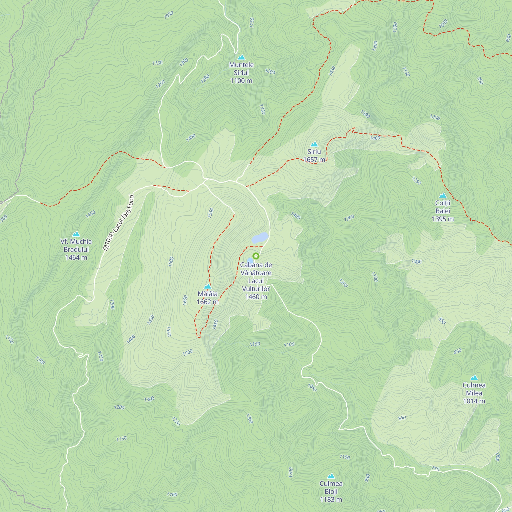 Cabana de Vânătoare Lacul Vulturilor map