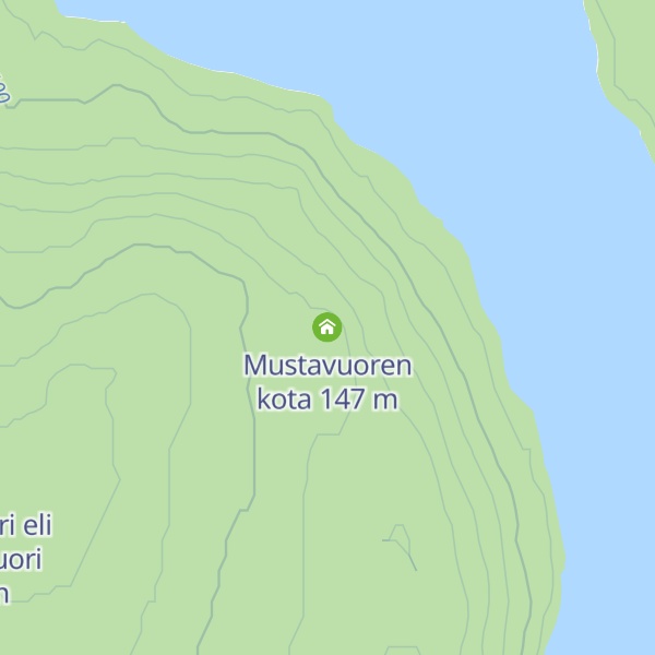 Map of Mustavuoren kota