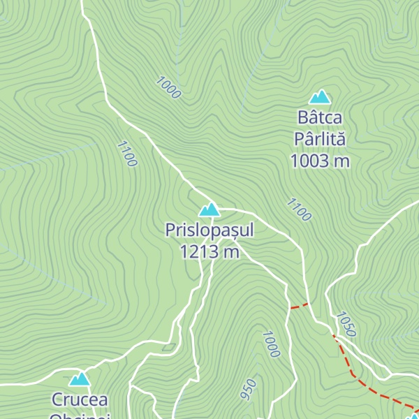 Map of Prislopașul